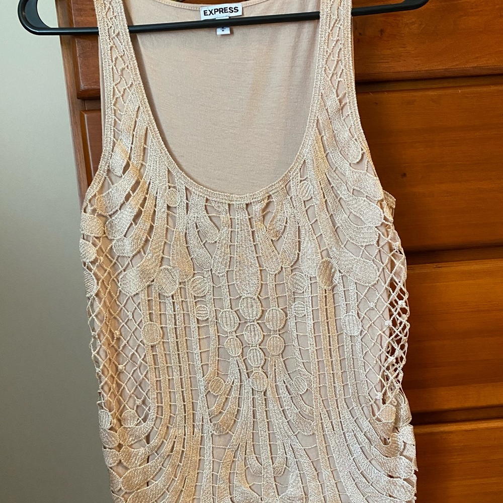 Dressy beige top